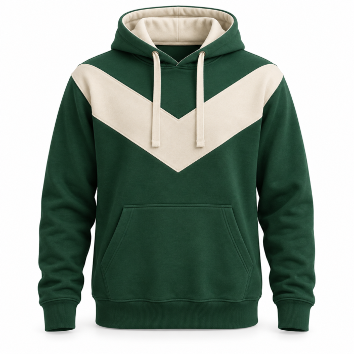 Forest Green Chevron Hoodie HG-HD-03