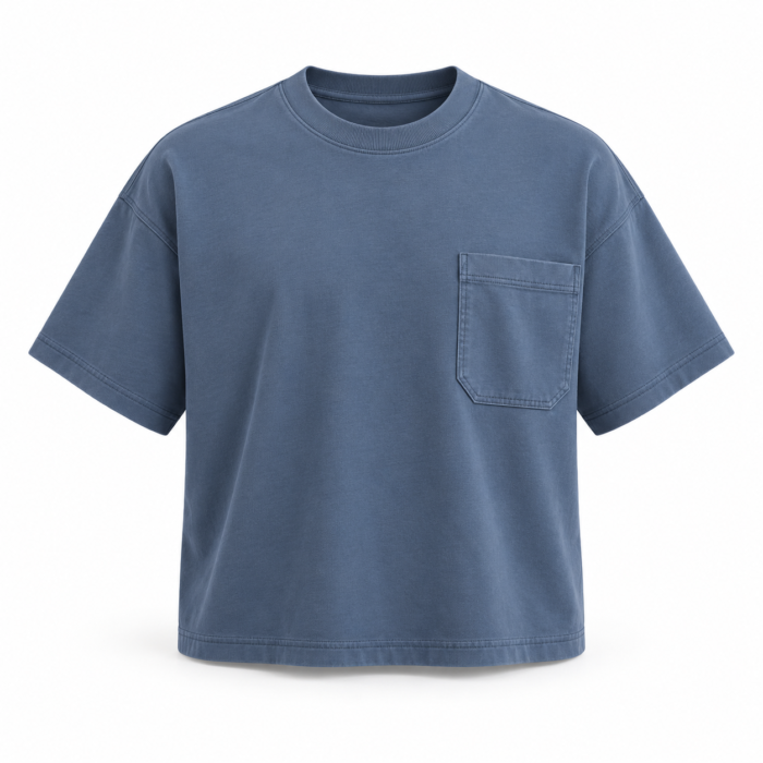Slate Blue Pocket T-Shirt HG-ST-05