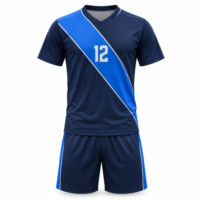 Navy Diagonal Volleyball Uniform HG-VU-01